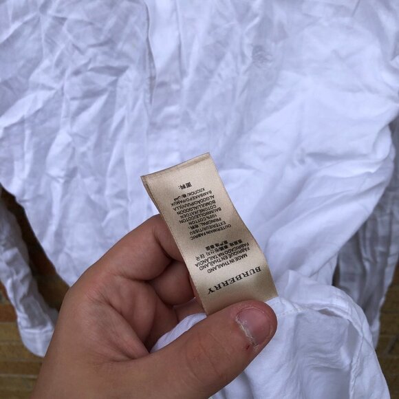 Burberry Button Up Shirt XXXL White - Picture 10 of 10